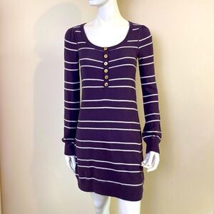 Juicy Couture Dress purple and white stripe Size Small